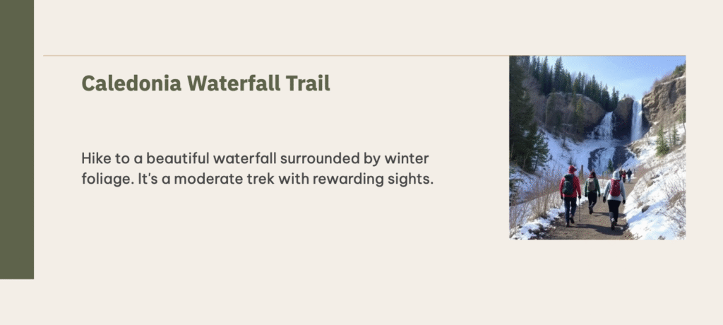 Winter hiking trails in Cyprus mountains