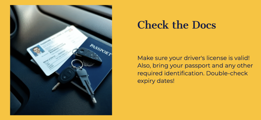 Before renting a car in Cyprus