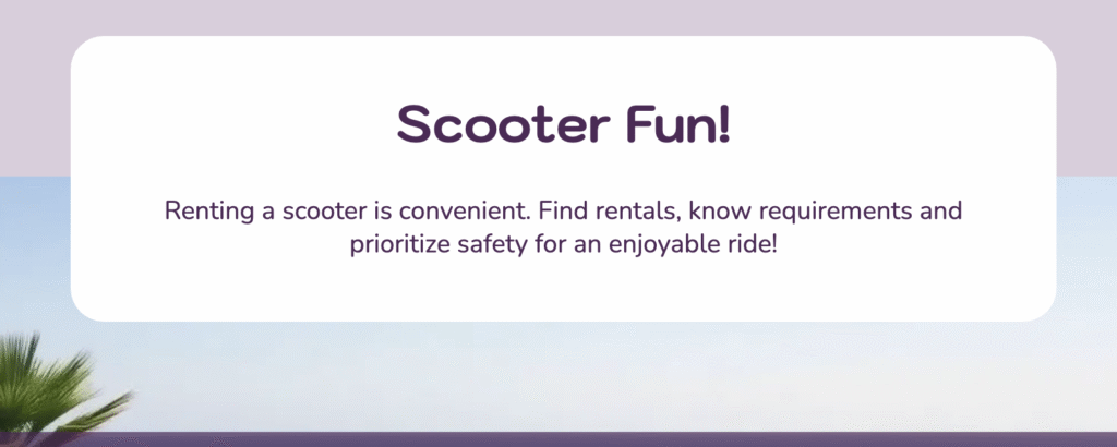 How to Rent an Electric Scooter in Ayia Napa