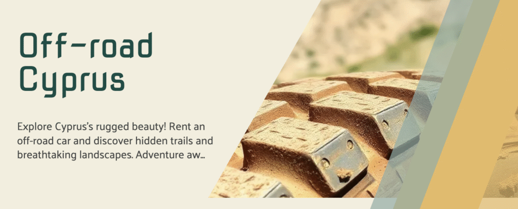 Off-road Car Rental Cyprus