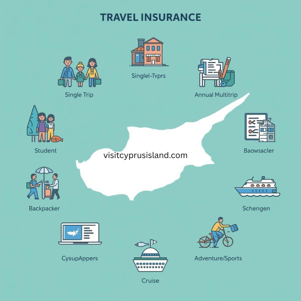 Types of Travel Insurance Available in Cyprus