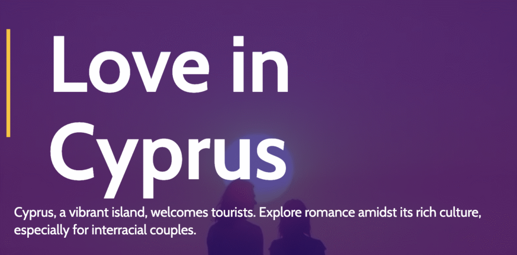 interracial dating in Cyprus
